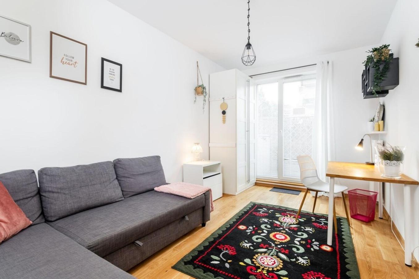Modern 70M Apartment With Private Garden Metro ワルシャワ エクステリア 写真