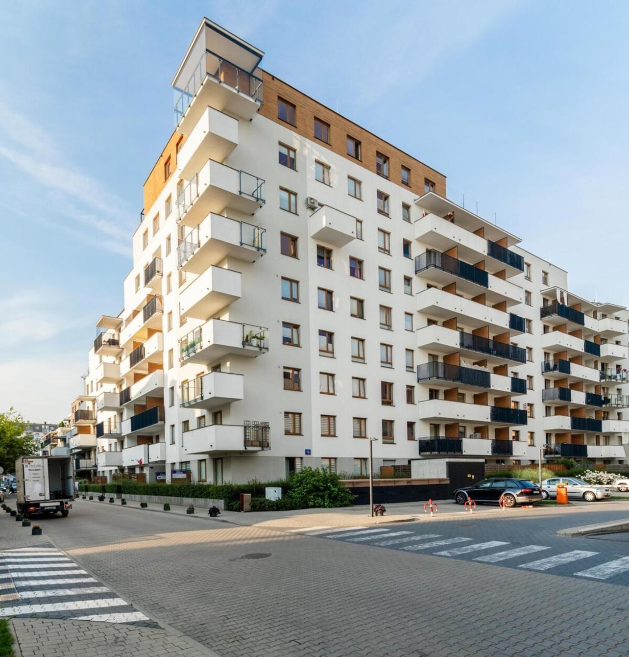 Modern 70M Apartment With Private Garden Metro ワルシャワ エクステリア 写真